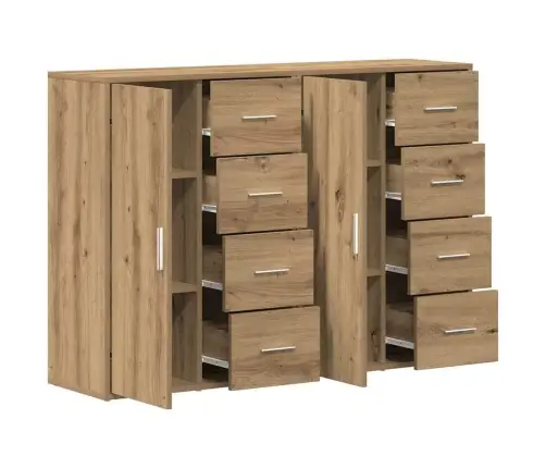 Kappide Külgedel 2 Pcs Käsitöötamm 60 X 31 X 84 Cm Tehispuit