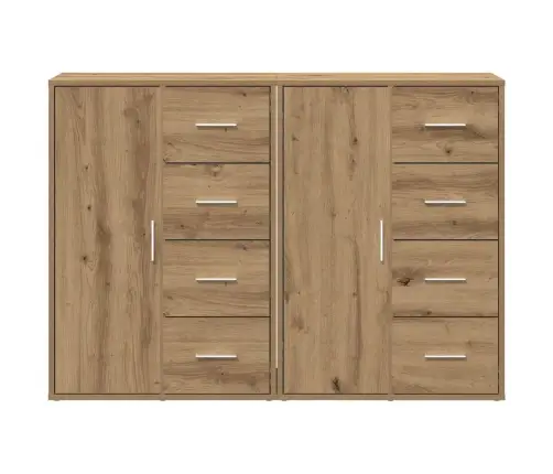 Kappide Külgedel 2 Pcs Käsitöötamm 60 X 31 X 84 Cm Tehispuit