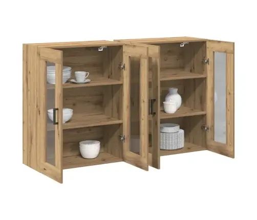 Sieniniai Spintelės 2 Pcs Artisano Ąžuolo 69,5 X 34 X 90 Cm