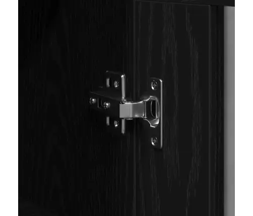 Sienas Skapji 2 Gabali, Melnais Ozols, 69,5 X 34 X 90 Cm. Mūsdienīgs Koks. Vidaxl