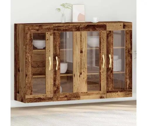 Sieniniai Baldai 2 Pcs Senovinis Medis 69,5 X 34 X 90 Cm