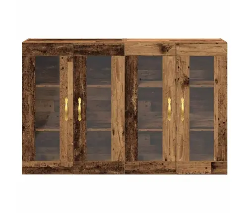 Sieniniai Baldai 2 Pcs Senovinis Medis 69,5 X 34 X 90 Cm