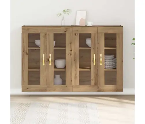 Sieniniai Spintelės 2 Pcs Artisano Ąžuolo 69,5 X 34 X 90 Cm