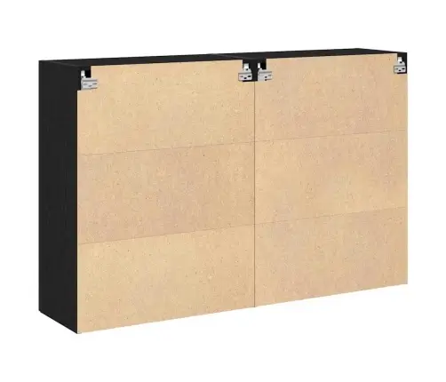 Sieniniai Spintelės 2 Pcs Juoda Ąžuolo 69,5 X 34 X 90 Cm Sieniniai Spintelės 2 Pcs Juoda Ąžuolo 69,5 X 34 X 90 Cm