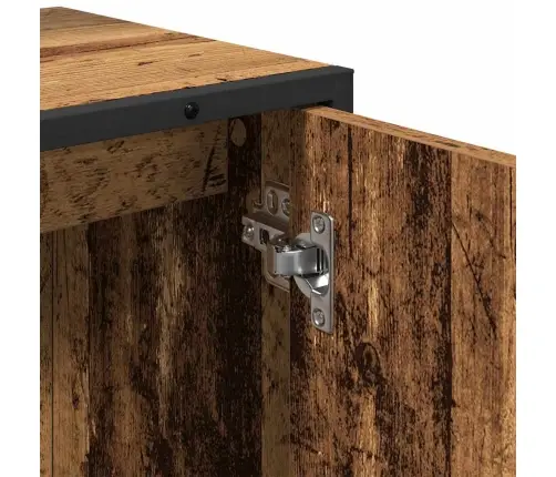 2 Daļu Vannasistabas Mēbeļu Komplekts Vecs Koks Inženierijas Koks Vidaxl