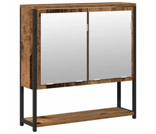 2 Daļu Vannasistabas Mēbeļu Komplekts Vecs Koks Inženierijas Koks Vidaxl