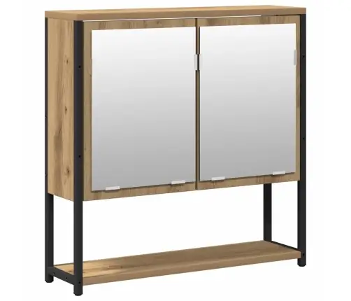 2 Gabalu Vannasistabas Mēbeļu Komplekts Artisan Ozola Inženierijas Koks Vidaxl