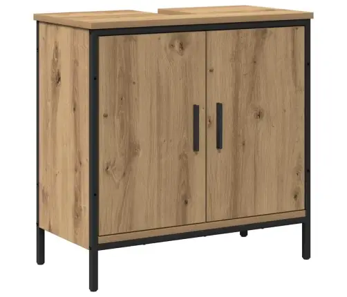 2 Gabalu Vannasistabas Mēbeļu Komplekts Artisan Ozola Inženierijas Koks Vidaxl