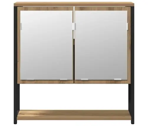 2 Gabalu Vannasistabas Mēbeļu Komplekts Artisan Ozola Inženierijas Koks Vidaxl