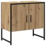 Vonios Baldų Rinkinys Su Saugykla 2 Pcs Ruda Apdirbta Mediena