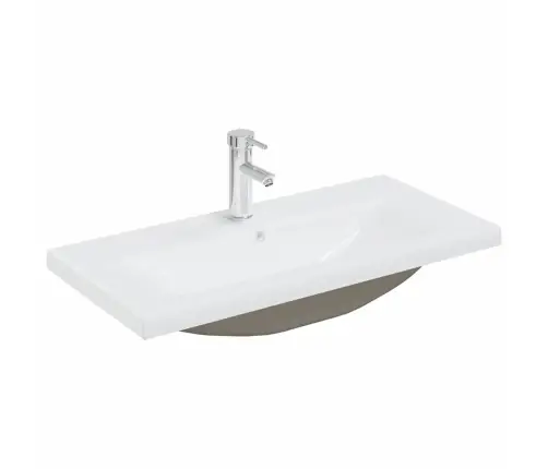 Vannas Istabas Mēbeļu Komplekts Ar Spoguli 3 Pcs Melns Ozols Vidaxl