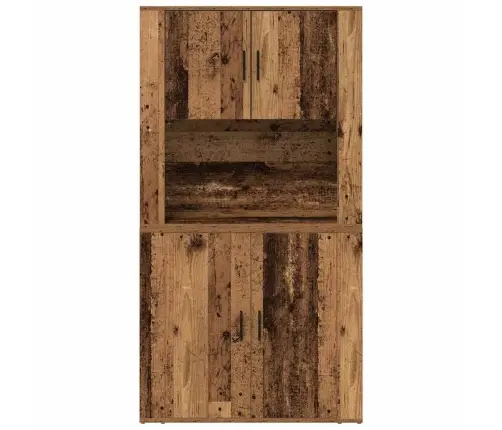 Kõrge Laud Vana Puit 80 X 33 X 150 Cm Tehispuit