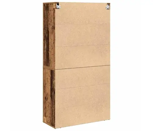 Augstais Skapītis Nozares Koks 80X33X150 Cm Inženieru Koks Vidaxl