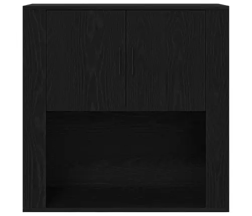 Highboardas Juoda Ąžuolo 80 X 33 X 150 Cm Apdirbta Mediena Highboardas Juoda Ąžuolo 80 X 33 X 150 Cm Apdirbta Mediena
