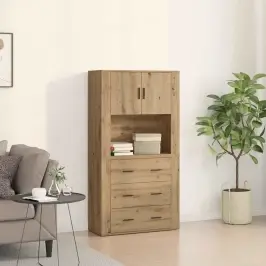 Augstais Galds Ar Atvilktni Amatnieku Ozola 80 X 33 X 150 Cm Vidaxl