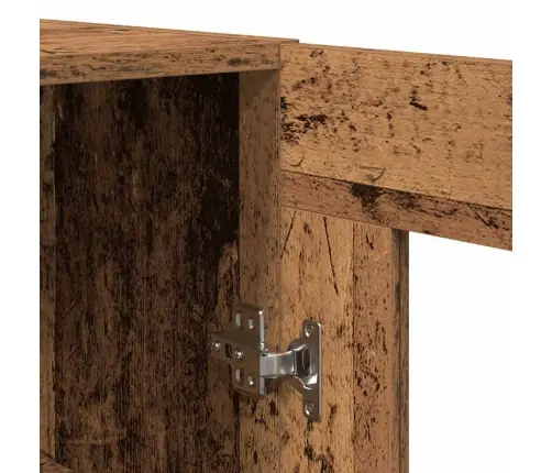 Aukštas Spintelė 2 Pcs Sena Mediena 69,5 X 34 X 180 Cm