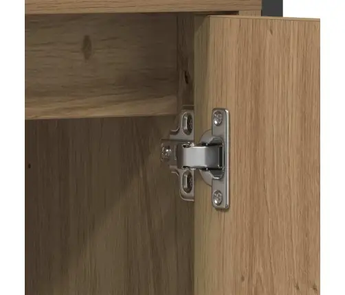 Vonios Baldų Rinkinys Su Saugykla 3 Pcs Ruda 80 X 30 X 60 Cm