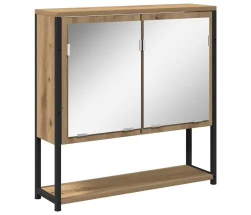 Vonios Baldų Rinkinys Su Saugykla 3 Pcs Ruda 80 X 30 X 60 Cm