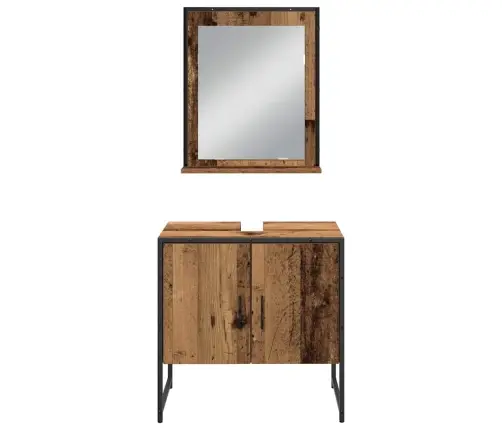 Vannitoa Mööbleset 3 Pcs Pruun 33 X 33 X 102.5 Cm Tehispuit Vannitoa Mööbleset 3 Pcs Pruun 33 X 33 X 102.5 Cm Tehispuit