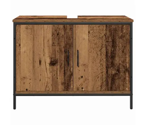 Vannitoa Mööbleset Uksega 3 Pcs Pruun 80 X 30 X 44 Cm Tehispuit