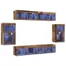 Meelelahutuskeskus 8 Pcs Vana Puit 40 X 28.5 X 40 Cm Tehispuit
