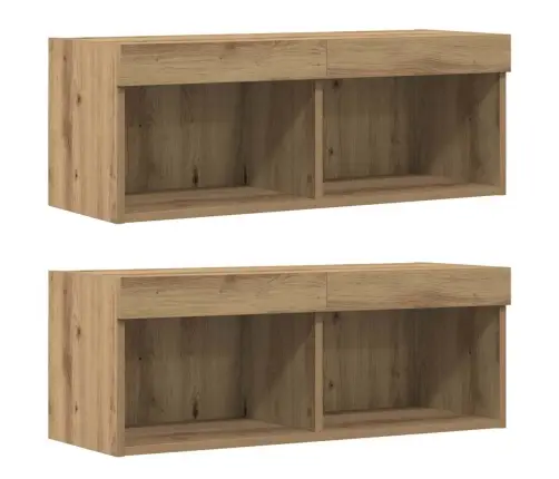 Pramogų Centras 8 Pcs Artisano Ąžuolo 40 X 28.5 X 40 Cm