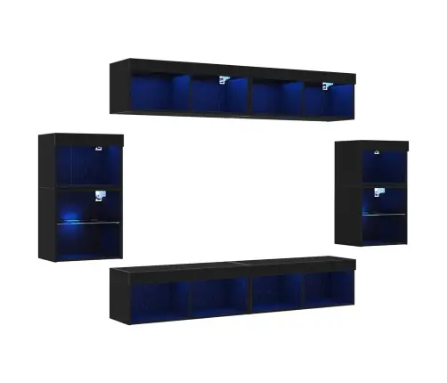 Peldošais Plaukts 2 Gab Melna Ozola 40X28,5X40 Cm Mdf Vidaxl