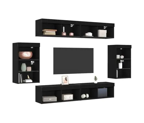 Peldošais Plaukts 2 Gab Melna Ozola 40X28,5X40 Cm Mdf Vidaxl