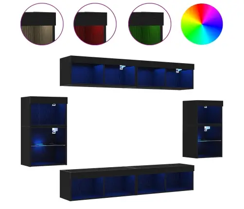 Peldošais Plaukts 2 Gab Melna Ozola 40X28,5X40 Cm Mdf Vidaxl