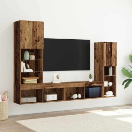 Televizoriaus Spintelė Sena Mediena 40.5 X 30 X 102 Cm
