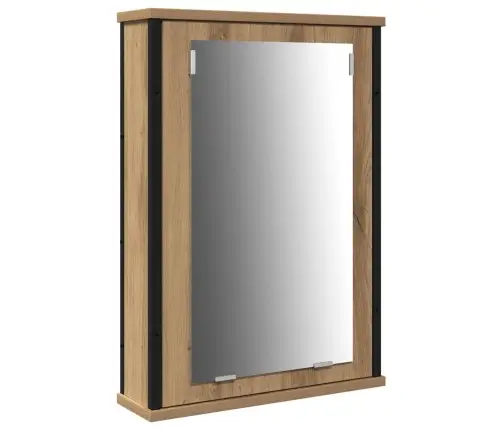 Vonios Baldų Rinkinys 3 Pcs Artisano Ąžuolo Apdirbta Mediena