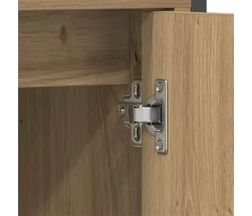 3 Daļu Vannasistabas Mēbeļu Komplekts Artisan Ozola Inženierijas Koks Vidaxl