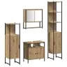Vonios Baldų Rinkinys 4 Pcs Artisano Ąžuolo 33 X 33 X 185.5 Cm