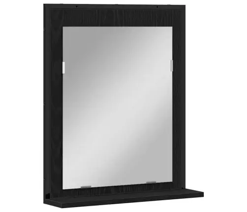 Vannitoa Mööbleset 4 Pcs Must 33 X 33 X 185.5 Cm Tehispuit