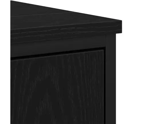 4 Daļu Vannas Istabas Mēbeļu Komplekts Melnais Ozols Inženierijas Koks Vidaxl