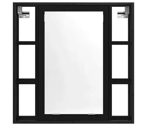 4 Daļīgais Vannas Istabas Mēbeļu Komplekts Melnā Ozola Kokā Vidaxl