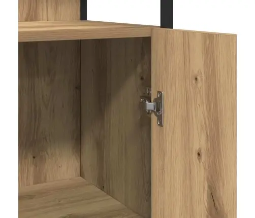 4 Daļu Vannas Istabas Mēbeļu Komplekts Artisan Oak Vidaxl