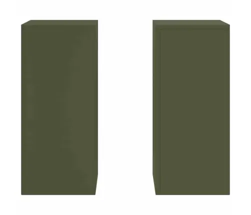 Āra Augu Statīvi 2 Gab Olīvu Zaļā 24X24X55 Cm Tērauds Vidaxl Āra Augu Statīvi 2 Gab Olīvu Zaļā 24X24X55 Cm Tērauds Vidaxl