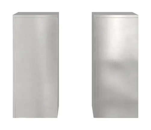 Augalo Stovai 2 Pcs Sidabro 24 X 24 X 55 Cm