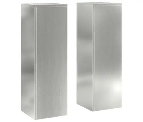 Augalų Stovas 2 Pcs Sidabro 24 X 24 X 75 Cm