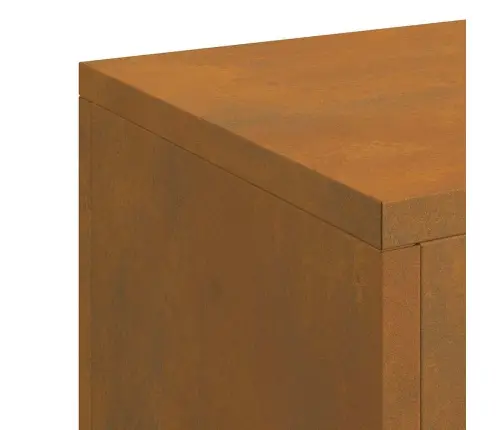Augalo Stovai 3 Pcs Rūdijanti 24 X 24 X 75 Cm