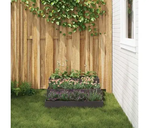 Aia Istutuspot Must 90 X 90 X 35 Cm Külmvalmistatud Teras