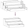 Sodo Vazonas Sidabro 90 X 90 X 35 Cm Galvanizuotas Plienas