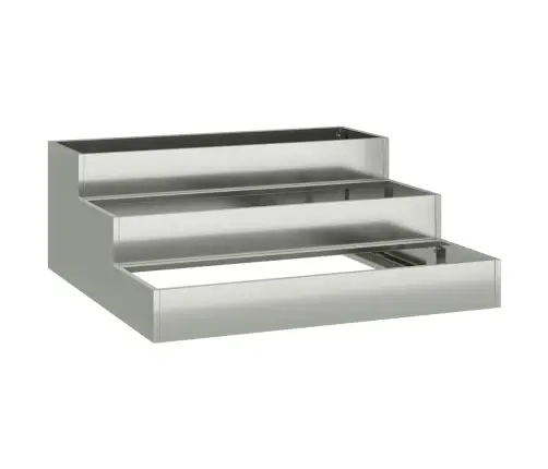Sodo Vazonas Sidabro 90 X 90 X 35 Cm Galvanizuotas Plienas