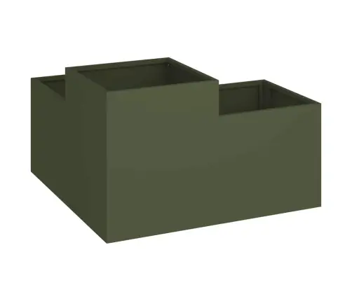 Sodo Vazonas Alyvuogių Žalia 80 X 80 X 48 Cm Plienas