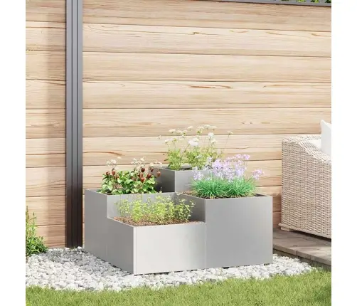 Dārza Stādītājs 80X80X48 Cm Nerūsējošais Tērauds Vidaxl