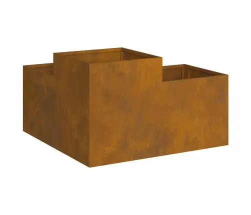 Dārza Stādītājs 100X100X48 Cm Laika Izturīgs Tērauds Vidaxl