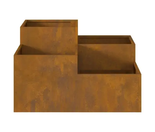 Dārza Stādītājs 100X100X48 Cm Laika Izturīgs Tērauds Vidaxl