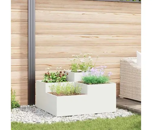 Sodo Vazonas Balta 100 X 100 X 48 Cm Plienas