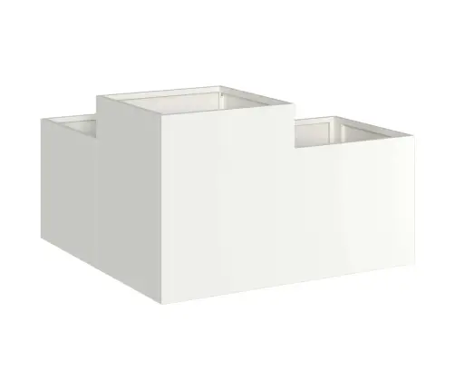 Sodo Vazonas Balta 100 X 100 X 48 Cm Plienas
